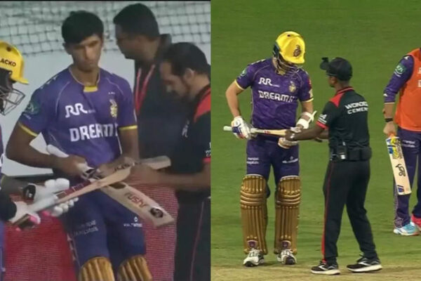 IPL 2025 bat size row: Sunil Narine, Anrich Nortje fail 'gauge test' in PBKS vs KKR game | Cricket News